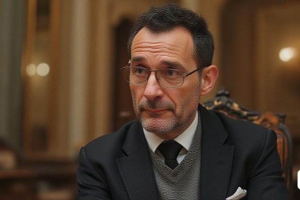 un home amb vestit i corbata assegut en una cadira en una habitació amb un canelobre i un rellotge, Carlo Crivelli, thierry doizon, a portrait, les automatistes