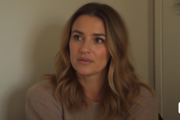 una dona amb els cabells llargs mira la càmera i mira la càmera amb una mirada seriosa a la cara, Annabel Eyres, imatge promocional, una captura de pantalla, premsa privada