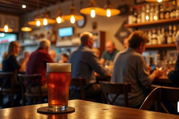 foto de un bar de una cervecería con gente en Hoy, Día Internacional de las Personas Mayores, se ha presentado el Plan de Envejecimiento Activo de Gavà, un documento que detalla las acciones que se desarrollarán para garantizar el bienestar de las personas mayores de la ciudad. La alcaldesa, Gemma Badia, se ha referido al Plan como la "hoja de ruta para los próximos 4 años para que las cerca de 9.000 personas mayores de Gavà vivan esta etapa vital con toda la calidad, los servicios y las oportunidades que se merecen". Para Badia, este plan "renueva y refuerza el compromiso del Ayuntamiento"(8k, máxima calidad, obra maestra, muy detallado:1.1)