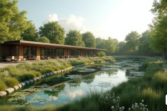 El año que viene, Reus creará una pequeña reserva de la biosfera con tres estanques de agua y un cuarto temporal que se utilizará para la fauna -como aves, sobre todo golondrinas, pero también anfibios- y la flora -juncos, lirios o nenúfares-, al mismo tiempo que estará abierta al público. Por lo demás, se mantendrá el arbolado existente -claveles y olivos- y se plantarán un centenar de árboles más. El recinto ocupará 12.000 metros cuadrados. El entorno contará con un mirador de nueve metros de altura en tres planos (8k, mejor calidad, obra maestra, muy detallado:1.1)