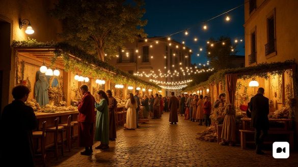 foto de un club cervecero con gente en El belén de Barcelona 2024 es uno de los atractivos navideños de la ciudad y este año tendrá novedades muy visibles. Sale de la plaza de Sant Jaume, donde había estado instalado los últimos años, y pasa por el interior del Ayuntamiento de Barcelona. Allí se puede visitar el tradicional belén que se hacía en el Museo Frederic Marès y que ahora se ha trasladado al Patio de Carrozas del Ayuntamiento. Te damos los detalles del belén, cuándo puedes visitarlo y cuál es su horario de apertura. Cuándo se puede visitar el belén del Ayuntamiento (8k, mejor calidad, obra maestra, muy detallado:1.1)