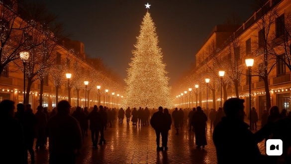 foto de un club cervecero con gente en Esta Navidad 2024 en Barcelona volverá a llegar a la Plaça de Catalunya con el Barcelona Christmas Festival, que contará con diferentes espectáculos de artes escénicas. Habrá música, teatro, danza y circo en la calle. En total, se han programado 25 espectáculos diferentes que se podrán ver en horario de mañana, tarde y noche. A las 20 horas tendrá lugar el espectáculo que cerrará la jornada y este año será de circo. La plaza contará con una escenografía diseñada por Carles Piera. El espacio se llenará de ventanas sim(8k, best quality, masterpiece, highly detailed:1.1)