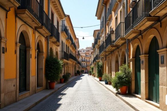 La semana pasada, poco antes de la clausura de la edición de L’Eco de Sitges, el Ayuntamiento anunció que paralizaba el proyecto de nueva pavimentación de ocho calles del centro de Sitges, marcado por la polémica, ya que suponía la eliminación de aceras, que en algunos casos tienen carácter histórico y patrimonial. El Ayuntamiento optó por trasladar el proyecto a la Comisión Territorial de Patrimonio Cultural –organismo dependiente de la Generalitat– para que lo evaluara y emitiera un dictamen sobre el impacto que tendría.(8k, mejor calidad, obra maestra, muy detallado:1.1)