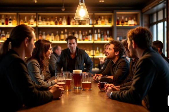 foto de un bar de una cervecería con gente en Las malas noticias crecen en ERC por las palabras de Elisenda Alamany, número 2 de Junqueras Ha dicho que la segunda vuelta es un trámite sencillo para confirmar la victoria de Militancia Decidim El pasado 30 de noviembre se celebró la primera votación para decidir la nueva dirección de ERC. Oriol Junqueras ganó con claridad, con el 48,3% de los votos por el 35,3% de los segundos más votados. Pero como no ha pasado del 50%, tendrá que pasar a una segunda vuelta. Tras conocerse los resultados, el expresidente de ERC amplió(8k, mejor calidad, obra maestra, muy detallado:1.1)