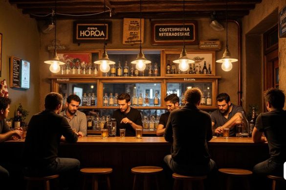foto de un bar de una cervecería con gente en “¿Qué tiempo hace en Girona?”, “¿cómo llegar a la estación de Sants?”, “vuelos baratos a Londres”, “opiniones sobre las mejores cafeteras”, “tipo de interés hipotecario”, “dimisión de…”. ¿Te suenan estos conjuntos de palabras? Son algunas de las preguntas más habituales que probablemente todos le hemos hecho a Google, el buscador por excelencia con más del 90% de la cuota de mercado a nivel mundial (datos de Statcounter a septiembre de 2024). Pero, ¿estás seguro de que las has hecho así, en catalán? Y si tu respuesta (8k, mejor calidad, obra maestra, muy detallada:1.1)