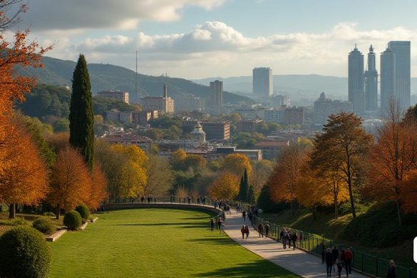 Paisaje exterior parque cervecero con gente en Ni lluvia ni frío: avisan de que otro fenómeno meteorológico golpeará Cataluña El viento será uno de los protagonistas de estos últimos días de otoño y llegará con fuerza y ​​alerta por su intensidad El viento se prepara para aparecer en escena a partir de este jueves por la tarde. Meteocat y todos los expertos meteorológicos del país avisan de lo que está por venir. Y el frente frío que llega a Cataluña lo hace acompañado de tres cosas: nieve, frío y viento, mucho viento. En este sentido, el meteo(8k, mejor calidad, obra maestra, muy detallado:1.1)
