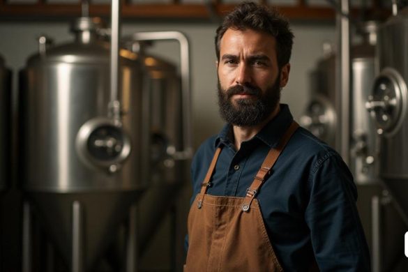 Retrato de un hombre en una cervecería en Nuevo capítulo en el conflicto que mantiene el Ayuntamiento de Barcelona con los pisos turísticos. Después de que Jaume Collboni explicara que quiere eliminar todos los pisos turísticos de Barcelona en noviembre de 2028, la patronal Apartur vuelve a la carga y pide al alcalde que dé marcha atrás y "no demonice los pisos turísticos". En este sentido, culpa a las administraciones públicas del problema de la vivienda y apunta a una "falta de previsión y acción pública". Eliminar los pisos turísticos no solucionará la carencia(8k, mejor calidad, obra maestra, muy detallado:1.1)