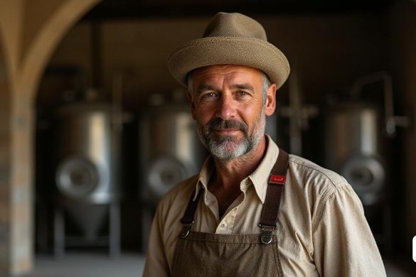 Retrato de un hombre en una cervecería Un año más, el Departamento de Patrimonio Cultural y el Espacio Cultural Cal Pal han impulsado conjuntamente una serie de actividades para celebrar la Semana de la Piedra en Seco. La iniciativa de este año ha cobrado especial relevancia, ya que hace unas semanas la técnica de la piedra en seco de Andorra fue incluida en la Lista Representativa del Patrimonio Inmaterial de la Humanidad de la UNESCO, lo que supone un reconocimiento internacional a la práctica de esta técnica tradicional. La Semana de la Piedra en Seco ha concluido(8k, mejor calidad, obra maestra, muy detallado:1.1)