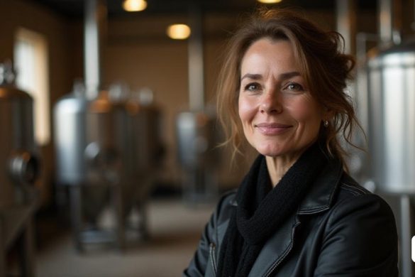 Retrato de una mujer en una cervecería La alcaldesa de Reus, Sandra Guaita; y la concejala de Vivienda, Anabel Martínez, han inaugurado este miércoles, 4 de diciembre, la sede del nuevo Servicio de Vivienda municipal, en un edificio anexo a la Biblioteca Xavier Amorós. La nueva ubicación, así como la reorganización y potenciación de los servicios municipales vinculados a la vivienda, permitirá superar el ámbito de la Oficina de la Vivienda que existía hasta ahora y avanzar en la priorización de nuevos instrumentos dirigidos a la planificación, la promoción y la adquisición. (8k, mejor calidad, obra maestra, muy detallado:1.1)