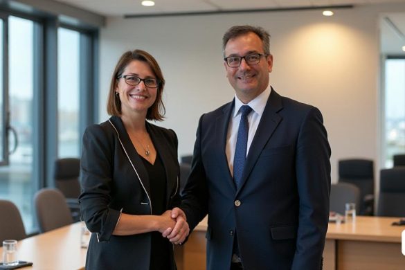 El viernes 17 de enero, la Sede Institucional del Puerto de Tarragona fue el escenario de la reunión entre la alcaldesa de Reus, Sandra Guaita, y el presidente del Puerto, Santiago J. Castellà. El objetivo del encuentro fue reforzar la colaboración entre ambas instituciones en ámbitos estratégicos como el desarrollo económico y la promoción del turismo en el territorio. El presidente del Puerto explicó el estado de las inversiones estratégicas de la APT y su futuro impacto económico y social.(8k, mejor calidad, obra maestra, muy detallado:1.1)