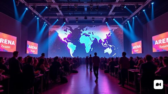 (ACN) La primera edición del Talento Arena, el Hall Digital Talent Hall, que se celebra en el marco del Mobile World Congress 2025 en Barcelona entre el 3 y 5 de marzo, ha reunido a más de 20,000 desarrolladores de 115 países, con el 53 % de los profesionales superiores de más de 1,500 compañías, según los datos proporcionados por los organizadores del evento. Durante tres días, los asistentes han tenido la oportunidad de conectarse con compañías de tecnología y participar en trucos y talleres innovadores (8k, mejor calidad, obra maestra, muy detallada: 1.1)
