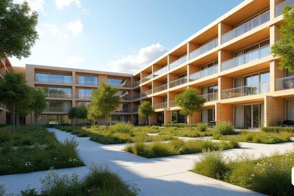 Una vibrante y moderna 'instalación residencial' para los ancianos, ubicado en 'Avinguda Ramon Berenguer, 5' en 'L’Hospitalet de L’Fant'. El edificio presenta un diseño arquitectónico contemporáneo con grandes ventanas que permiten que la luz natural inunde el interior. El exterior está adornado con vegetación, incluidos 'macizos de flores' y 'árboles', creando un ambiente acogedor. En el interior, las 'áreas residenciales' consisten en 'habitaciones individuales y compartidas', cada una equipada con 'baños adaptados' para la accesibilidad. Las áreas comunes incluyen espaciosas 'salas de estar' llenas de cómodos asientos, 'áreas de comedor' donde los residentes se reúnen para comidas y 'espacios recreativos' diseñados para actividades sociales. Una 'zona de salud' dedicada incluye una 'oficina de enfermería' y una 'sala de fisioterapia', asegurando que los residentes reciban la atención médica necesaria. La instalación cuenta con un "equipo multidisciplinario", que incluye "médicos", "enfermeras" y "trabajado