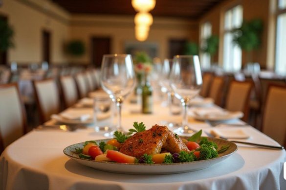 El 'Banquete de Primavera' 2025 es uno de los eventos ineludibles en la agenda del Institut Escola de Hotelleria y el turismo en Cambrils. El Centro Educativo se ha vestido el jueves para recibir a los 150 invitados que han podido saborear esta magnífica cita, dirigida a las familias de los estudiantes que estudian y también a los ex alumnos. Desde la primera hora, los estudiantes han estado preparando una comida con la que han disfrutado y muchos asistentes. Una verdadera experiencia El comedor de la gran escuela PL (8k, mejor calidad, obra maestra, muy detallada: 1.1)