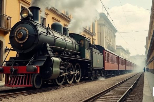 El hombre de negocios de Mataró, Miquel Biada, hizo posible poner en funcionamiento el primer tren entre su población natal y Barcelona. El objetivo era poder desplazar la mercancía y los pasajeros de la Maresme en la capital de Cataluña, reduciendo los costos económicos y reduciendo el tiempo de viaje. Esto sucedió en 1848 y el viaje costó 36 minutos. Como empresaria, Biada había estado en Venezuela y en Cuba, ganando fortuna gracias al esfuerzo, el trabajo y la imaginación. A Cuba Havi (8k, mejor calidad, obra maestra, muy detallada: 1.1)