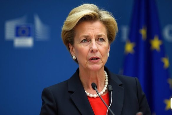 El presidente de la Comisión Europea, Ursula von der Leyen, advirtió el jueves que los aranceles de Donald Trump tendrán "consecuencias devastadoras" y que la economía global sufrirá "masivamente". En un discurso de Uzbekistán, Alemania ha declarado que "la incertidumbre aumentará en la espiral y aumentará el proteccionismo". Aunque quería mantener su mano extendida a la administración Trump para pasar "desde la confrontación hasta la negociación", Von der Leyen ha argumentado que la UE "este (8k, mejor calidad, obra maestra, muy detallada: 1.1)