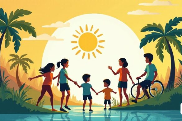 Actividades inclusivas este verano en el municipio de Vendrell extiende al público receptor El Ayuntamiento de El Vendrell enfatiza que las propuestas también se incluyen para jóvenes con diversidad funcional. Una vez más, el Ayuntamiento de Vendrell ha publicado una nueva guía para actividades inclusivas de verano, una colección de todas las propuestas de ocio, artísticas, culturales y deportivas en el municipio de Vendrell para niños y jóvenes. Específicamente, de la tabla inclusiva del Plan Educativo Ambiental (8k, mejor calidad, obra maestra, muy detallada: 1.1)