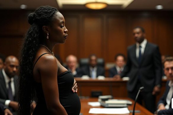 En una sala del tribunal de Manhattan con poca luz, la atmósfera está llena de tensión como la cantante de R&B Cassandra 'Cassie' Ventura toma la posición de testigos. Ella es visiblemente emocional, sus ojos brillan con lágrimas mientras relata su tumultuosa relación con los peines de Sean 'Diddy'. La sala del tribunal está llena de una mezcla de espectadores, algunas limpiando las lágrimas, mientras que otras evitan la mirada de la evidencia gráfica presentada. Cassie, de ocho meses de embarazo, se destaca en su atuendo elegante pero discreto, un marcado contraste con el sombrío estado de ánimo que la rodea. La mesa de defensa está ocupada por el Sr. Combs, que se encuentra rodeada por sus hijos y seguidores, su expresión una mezcla de desafío y preocupación mientras escucha los desgarradores detalles del testimonio de Cassie. El juez, el juez de distrito estadounidense Arun Subramanian, mantiene un comportamiento severo, instando a los abogados a adherirse al horario, consciente de la urgencia dado el inmi